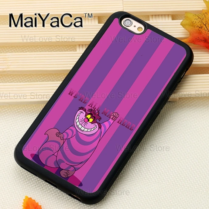 Чехол для телефона MaiYaCa Alice in Wonderland Cheshire Cats для iphone 11 Pro MAX X XR XS MAX 6 6S 7 8 Plus 5 5S TPU