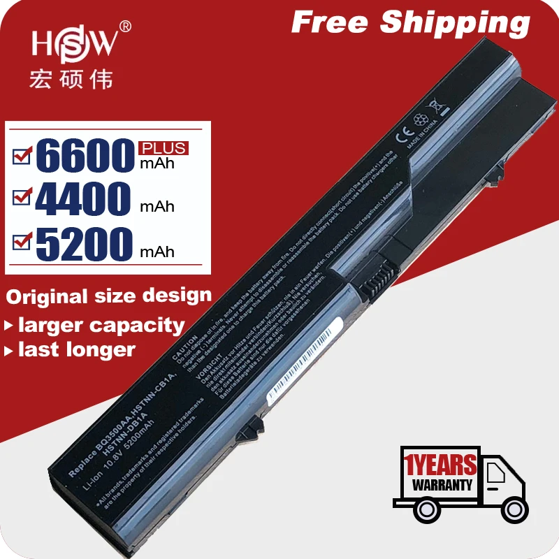 11 1 v 4400 мАч Новый аккумулятор для ноутбука hp 4320t 620 425 625 ProBook 4320s 4321S 4325s 4326s 4420s 4421s 4425