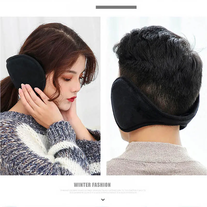 Calymel зимний утеплитель унисекс наушники теплые плюшевые тканевые для мужчин и