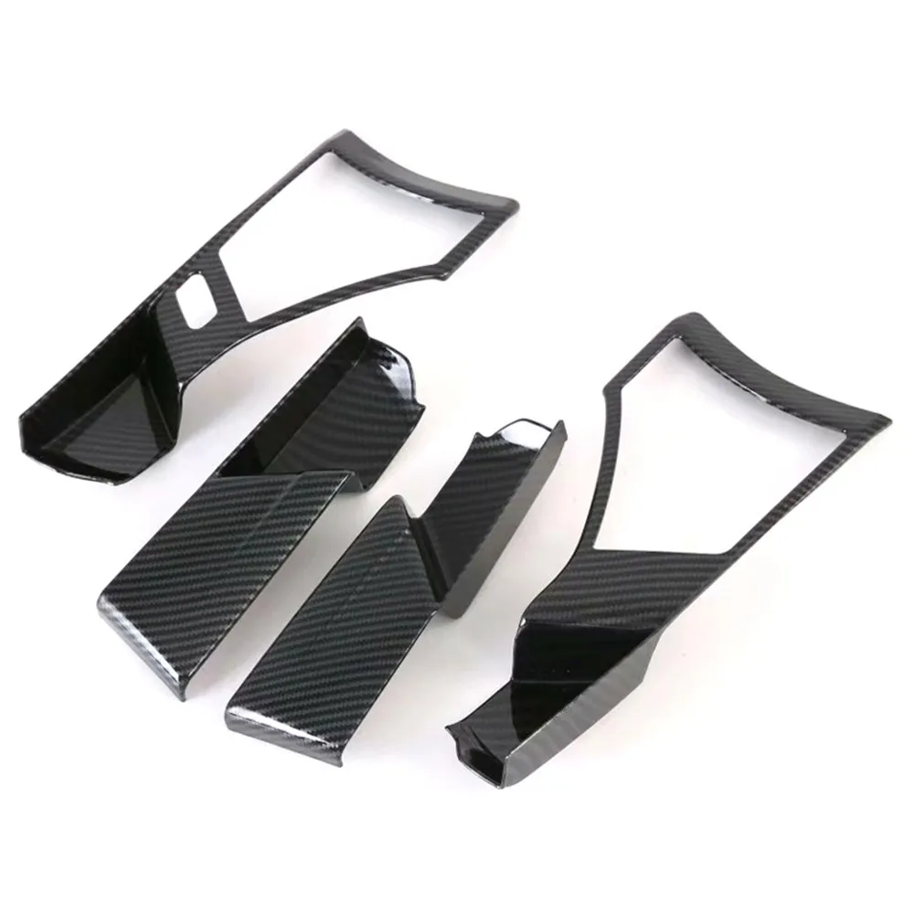 Карбоновая рамка для внутренней дверной ручки автомобиля защитный чехол отделка