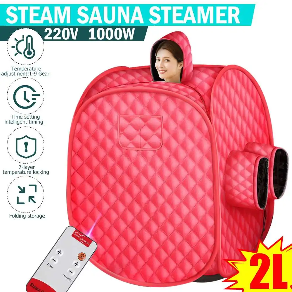 Складная Паровая сауна 2 л 1000 Вт В переменного тока