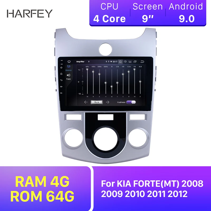 Harfey автомобиль Android 9 0 Carplay радио для KIA FORTE(MT) 2008 2009 2010 2011 2012 Стерео GPS Navi