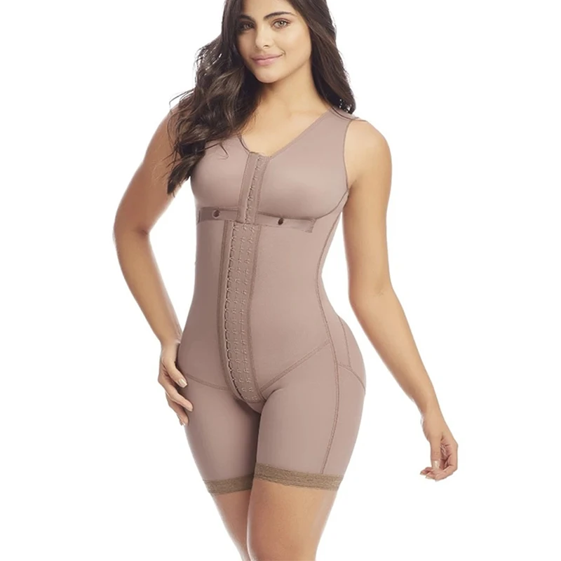 

2020 Full Body Women Shaper Post Compression Garment With Bra Shapewear Fajas Reductoras Sexy And Comfortable Waist Trainer