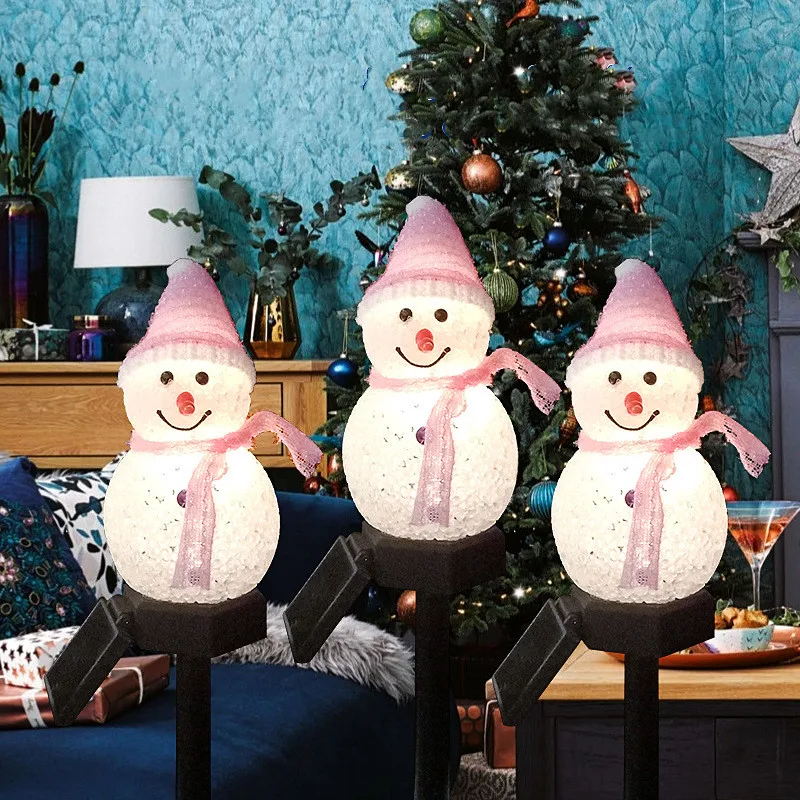 

Decorative Led Lights Snowman Fairy Lights Garden Light Christmas Decoration Garland Light Solar Light Outdoor Garden Decoration
