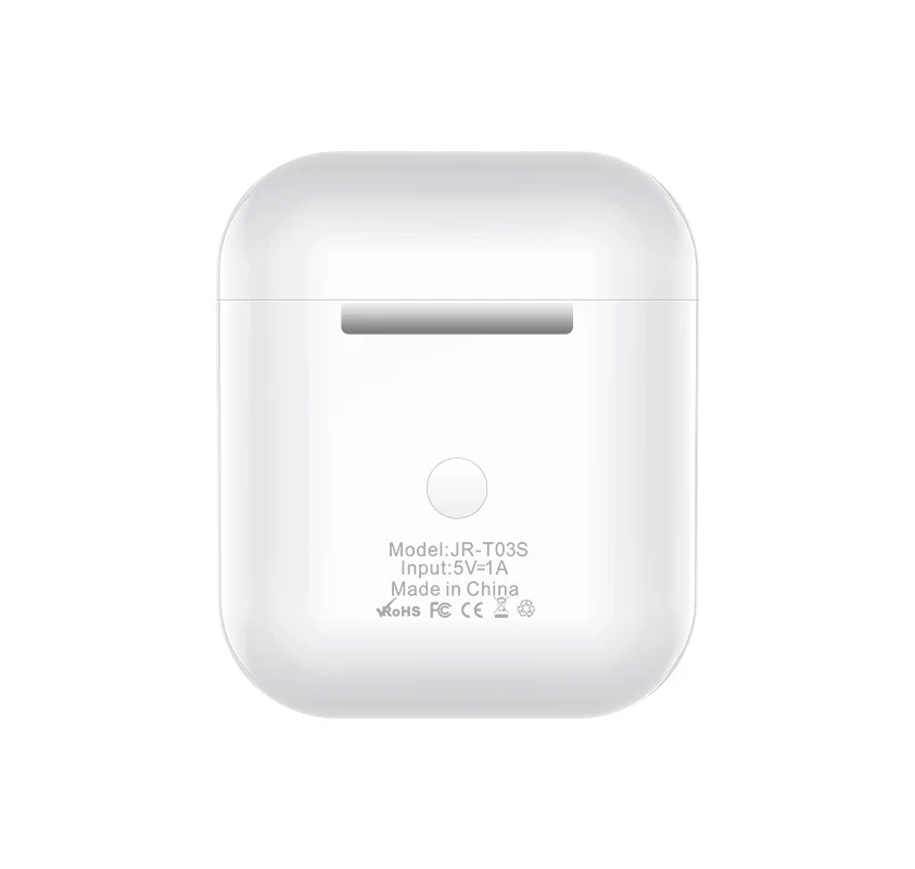 JY-T03S Rear button Joyroom T03S tws бинауральные Беспроводные Bluetooth 5,0 наушники-вкладыши настоящие беспроводные белые Airbuds Игровые наушники для геймеров - Цвет: JY-T03S Rear button
