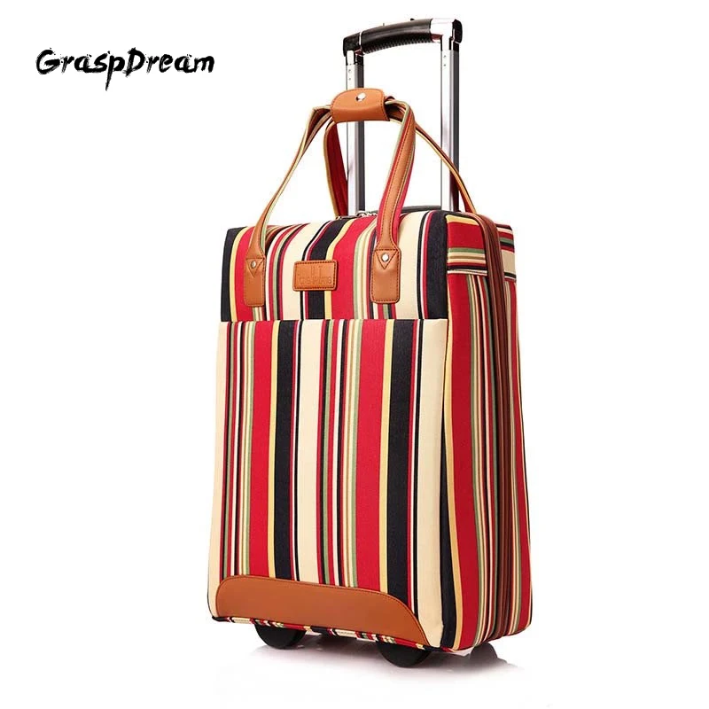 Набор чемоданов GraspDream для мужчин и женщин чемодан на колесиках 20 дюймов из ткани