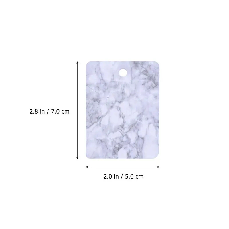 100 шт простое ожерелье с мраморным узором держатель для сережек Упаковочная