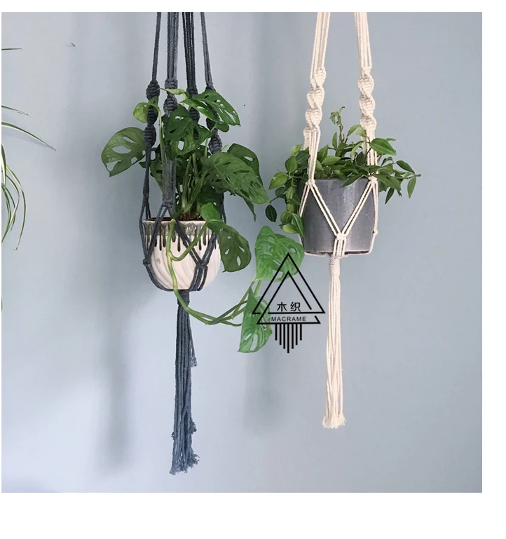 Бесплатная доставка 100% растение ручной работы вешалка для горшков поднос черный