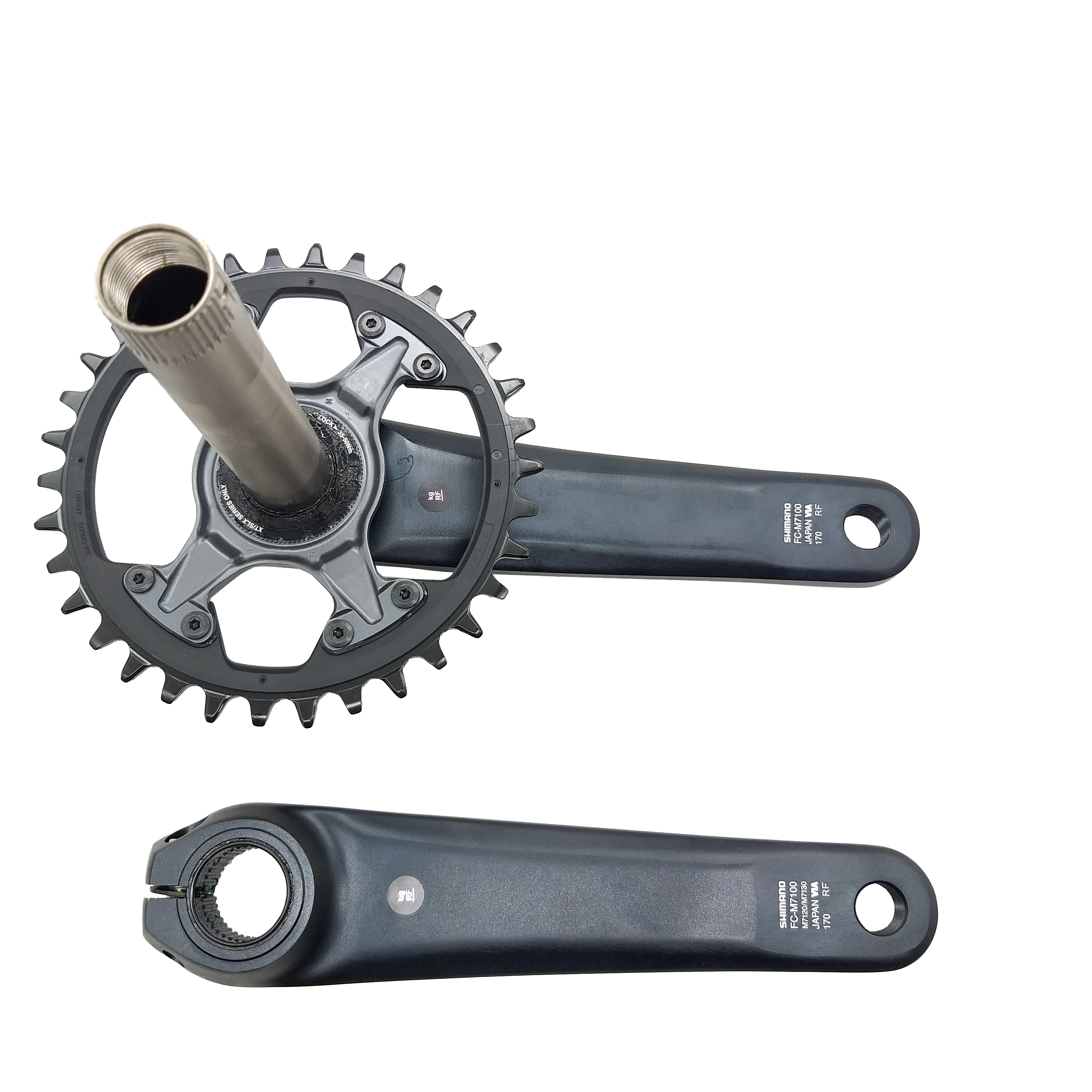 SHIMANO SLX FC M7100 Crankset 1X12S 12 скоростной MTB велосипед цепной круг 170 мм 175 32 т 34 Т с MT800