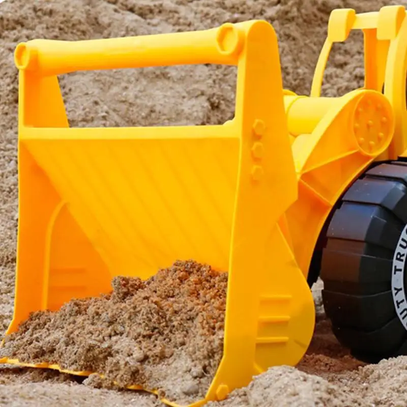 

1pc Baby Classic Simulation Engingeering Car Toy ABS Beach Toy Model Mini Gift Inertia Dump For Boy Toy Excavator Truck J3L0