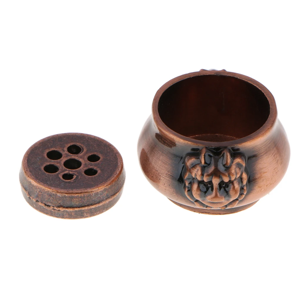 MagiDeal 7 отверстий в форме льва подставка для благовоний держатель пепельницы