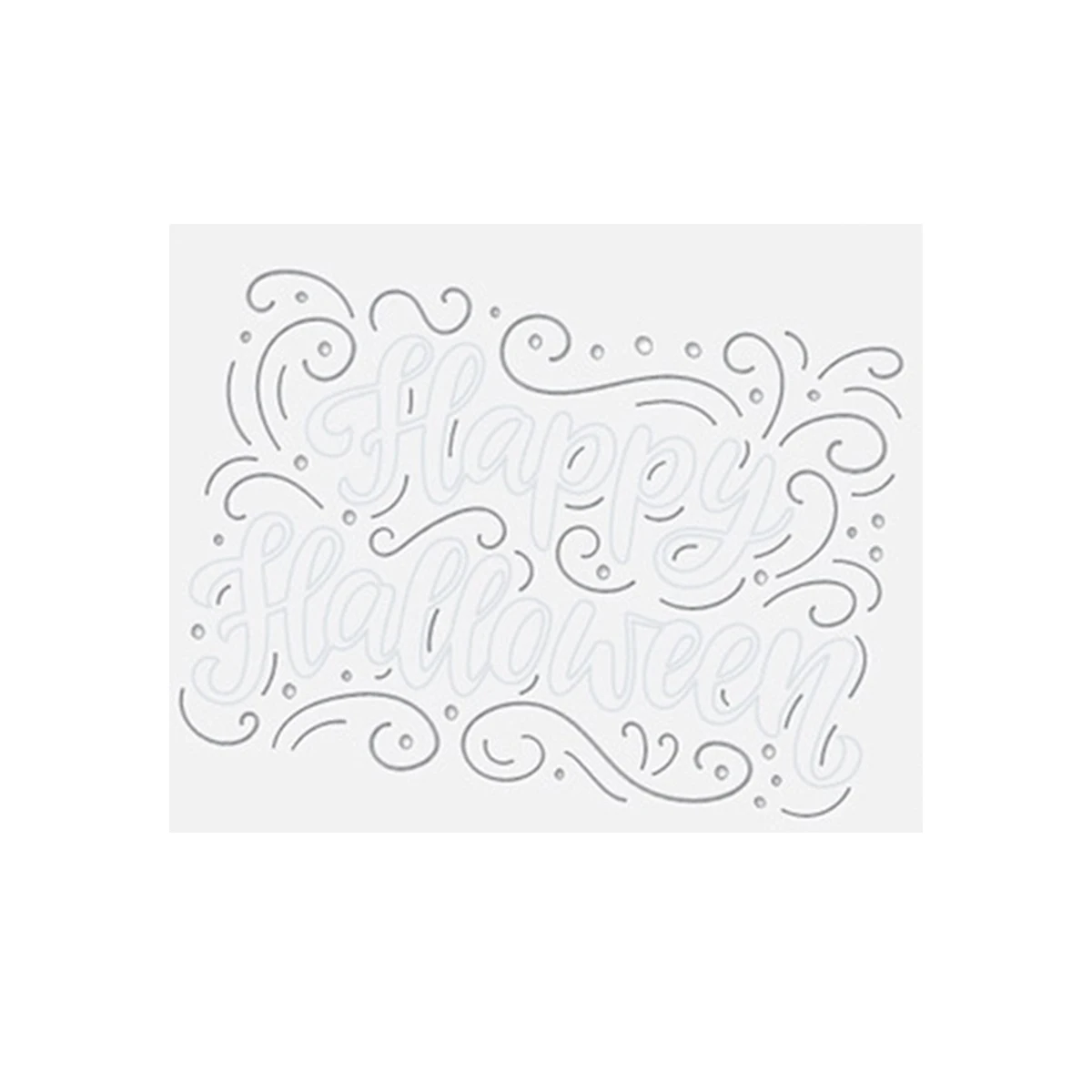 Счастливая Хэллоуин Тыква письмо штамп комбинированный новый трафарет для резки