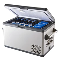 aspenora 12v 35l mini travel cooler compressor portable camping car refrigerator portable