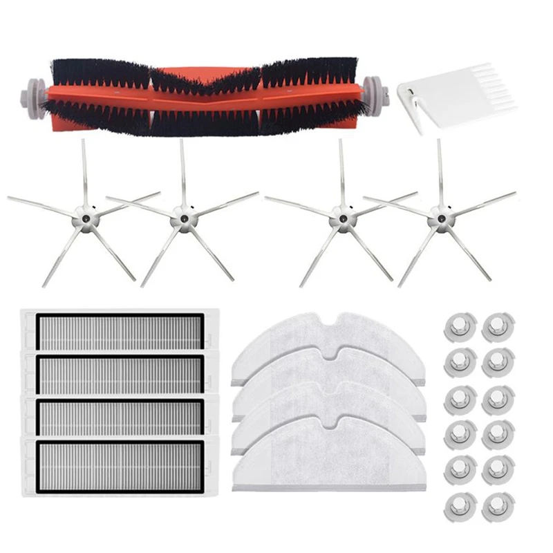 

Салфетка для уборки основной щетки белый HEPA фильтр для Xiaomi Roborock S6 S5 MAX S60 S65 S5 E25 E35 пылесос части Аксессуары