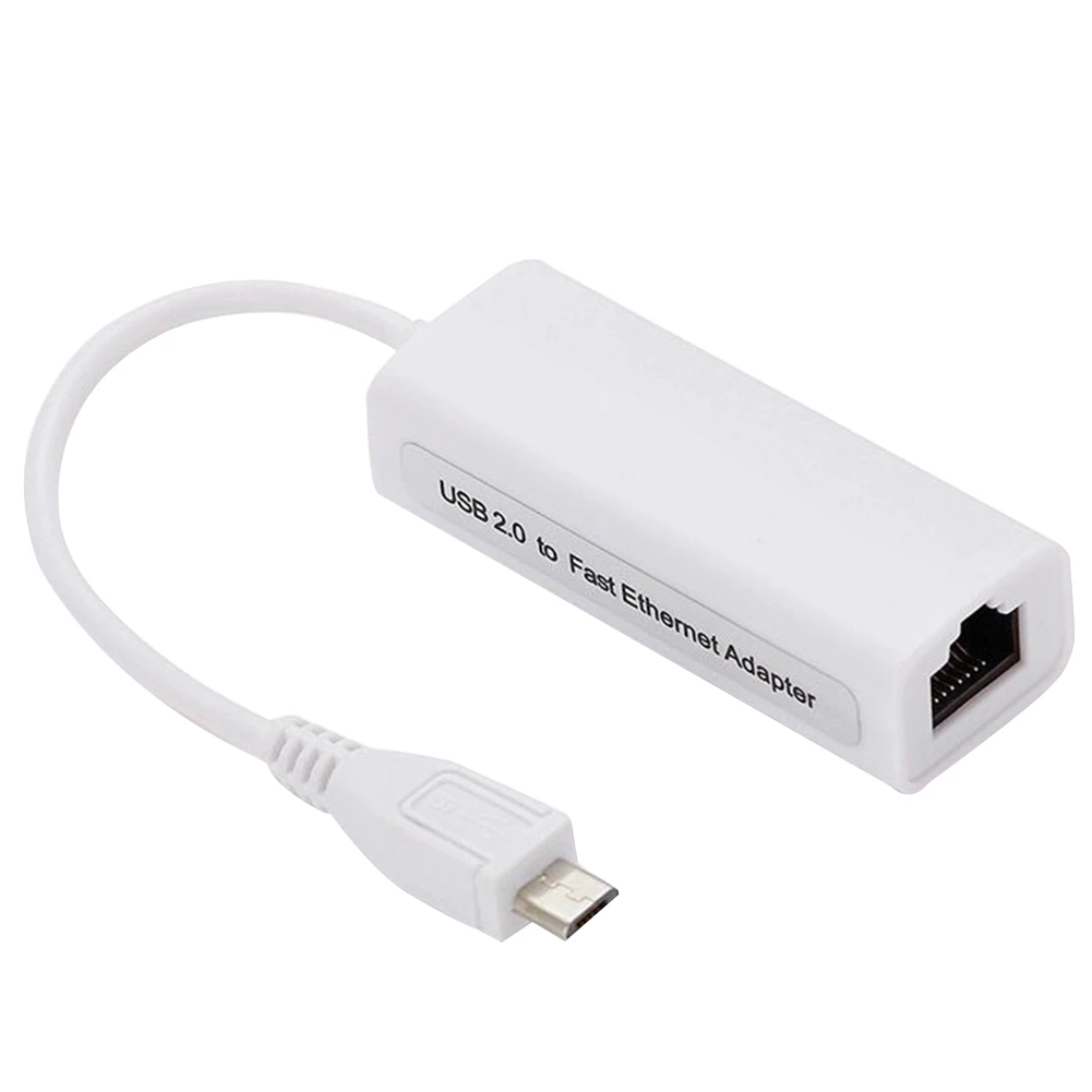 Адаптер для планшета ПК подключи и играй проводная LAN Micro USB к RJ45 портативная