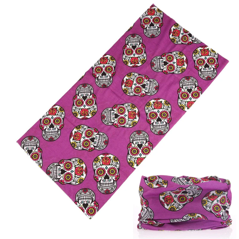 Женская бесшовная Бандана с цветами многофункциональная волшебная уличная