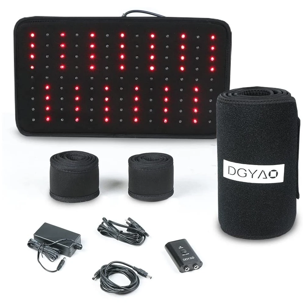 dgyao infrared red light therapy led devices back elbow knee neck pain relief arthritis muscle massage relax wearable gift home free global shipping