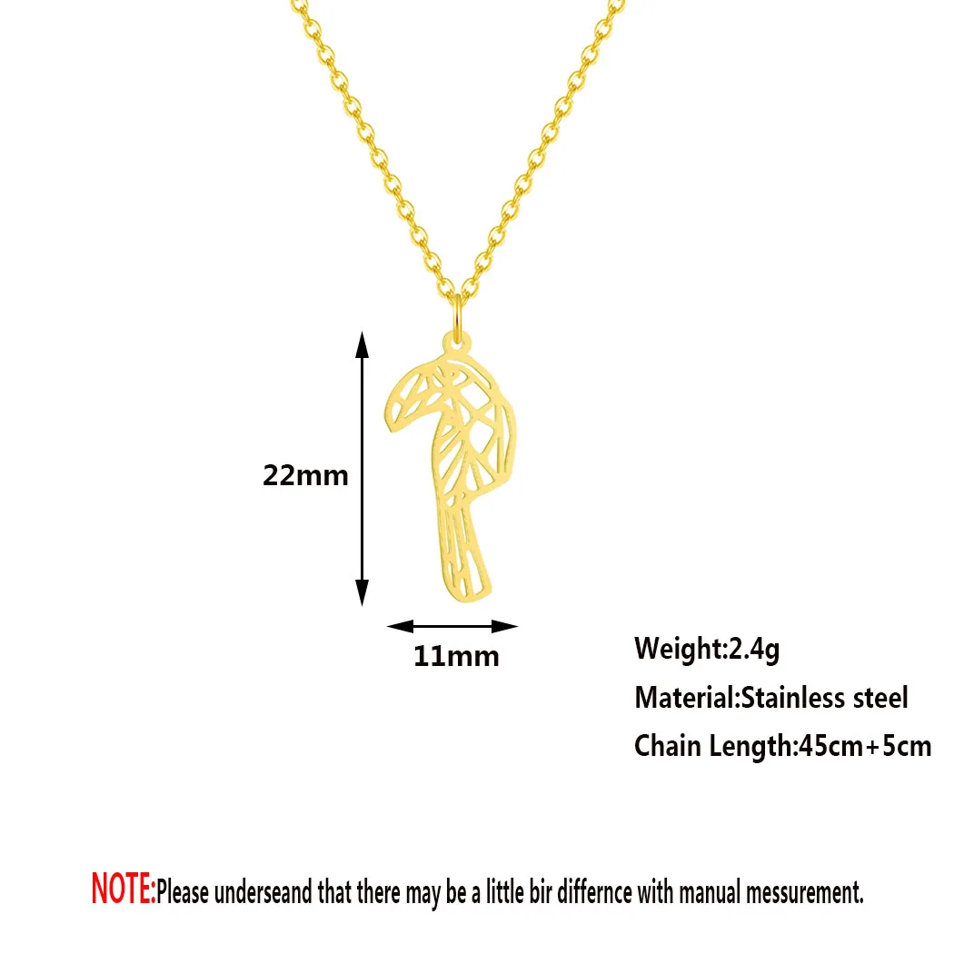 Ожерелье из нержавеющей стали Kinitial с подвеской меха для женщин милое