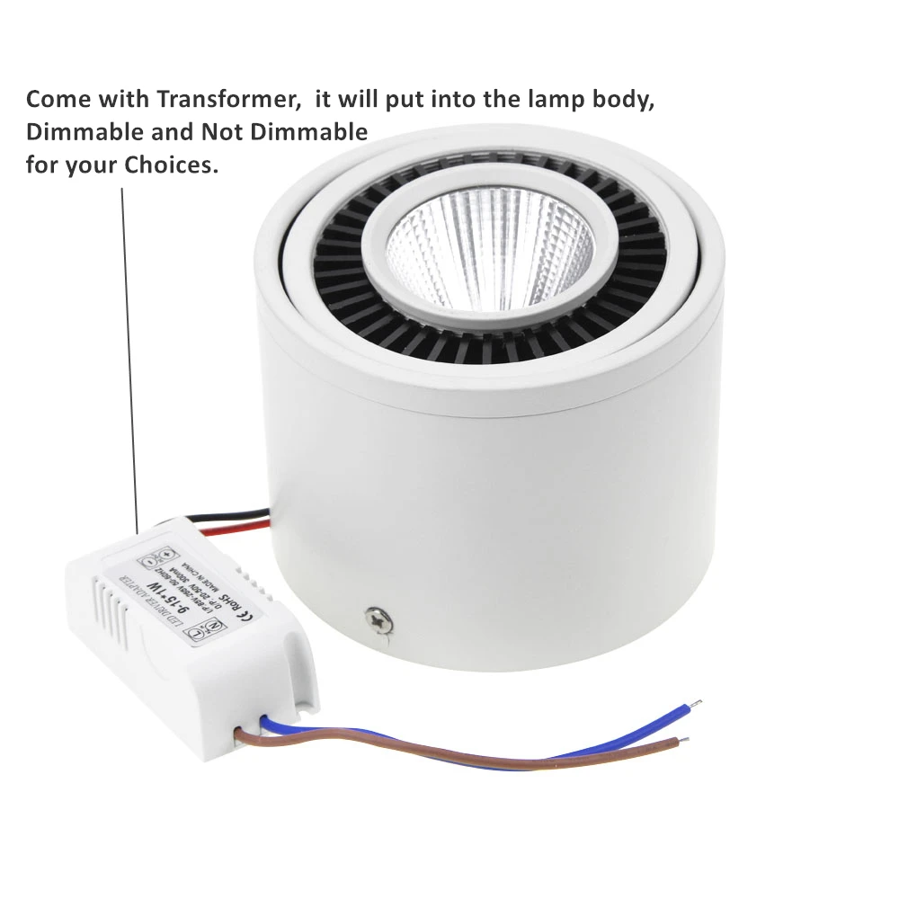 Потолочный Светильник направленного света [DBF] с регулируемой яркостью и