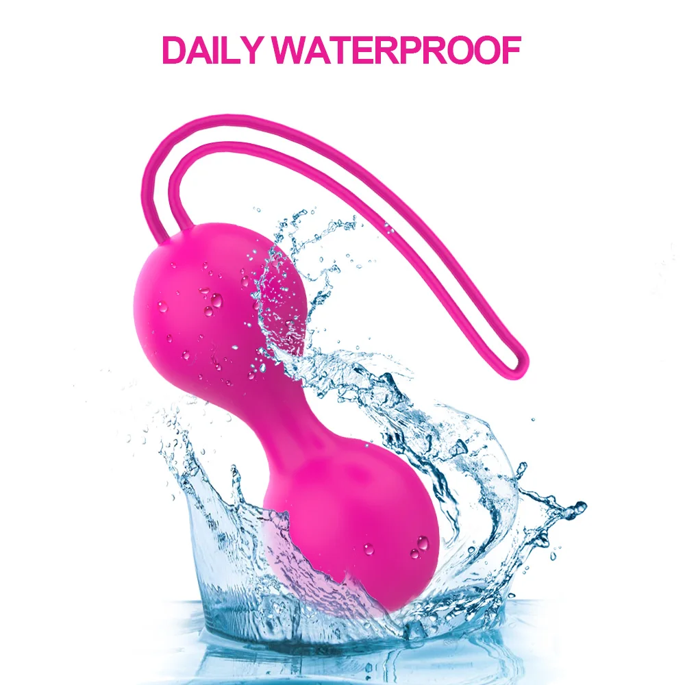 IKOKY 2 шт./компл. силиконовый кегелиевый шарик Бен Ва Вагина массажный вибратор