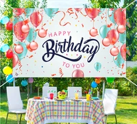 birthday banner children decoration background birthday models pull flag making background birthday banner layout