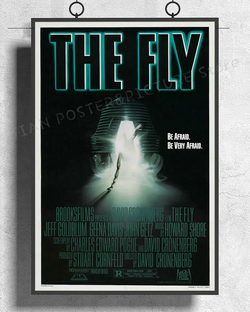 

NJ402 THE FLY Movie 1986 настенный Шелковый плакат, художественное украшение для дома
