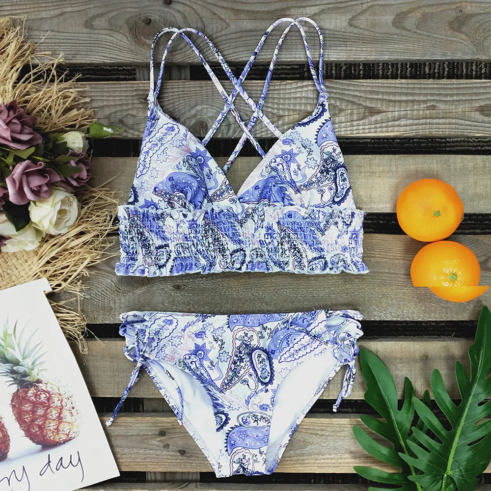 2020 сексуальное бикини с v-образным вырезом одежда для плавания женский купальный