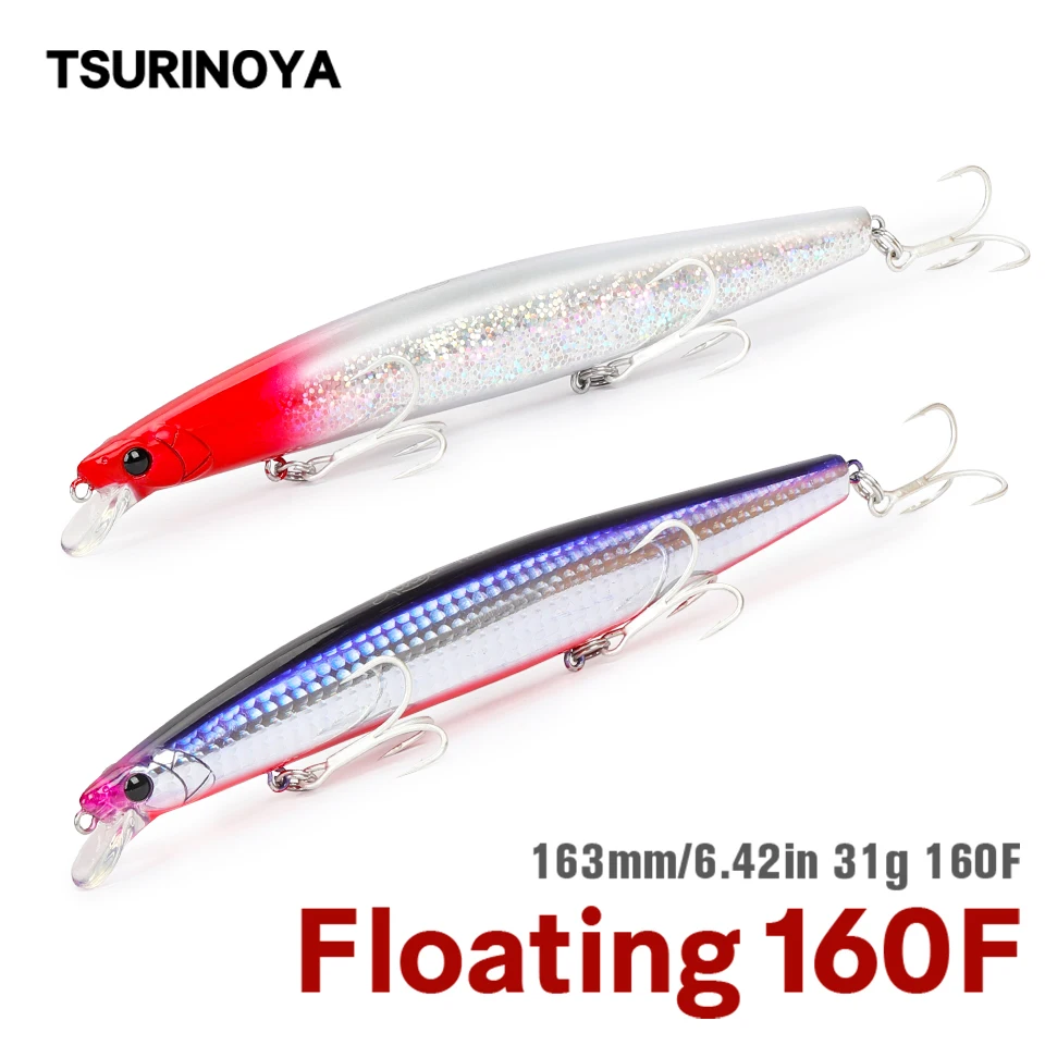 Рыболовная приманка TSURINOYA приманка-поплавок в виде гольяна DW110 160F сверхдлинное