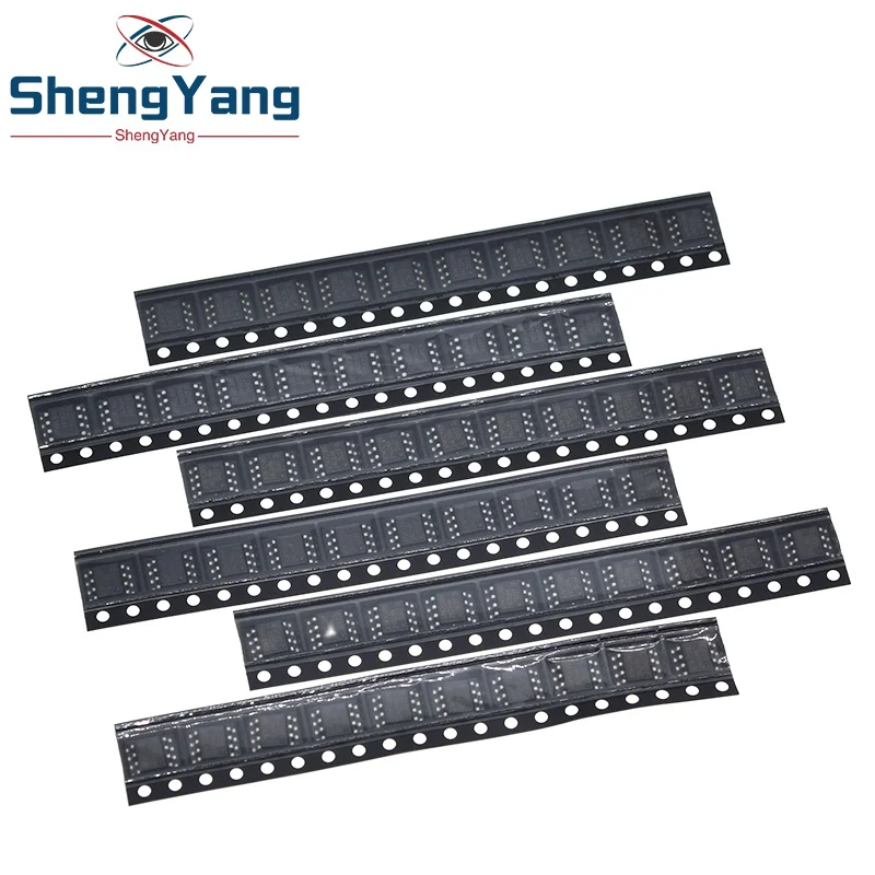 ShengYang 60 шт. = 6 видов * 10 24C02 24C04 24C08 24C16 24C32 24C64 sop набор по (12-21) | Электронные компоненты