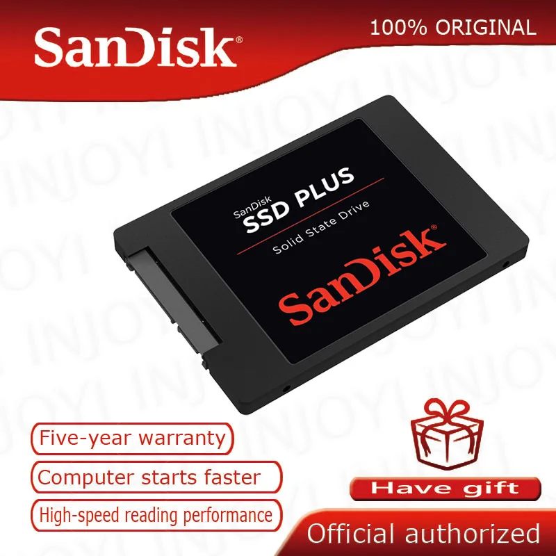 Твердотельный накопитель Sandisk SSD PLUS 120 ГБ 240 480 внутренний жесткий диск SATA3 2 5 для
