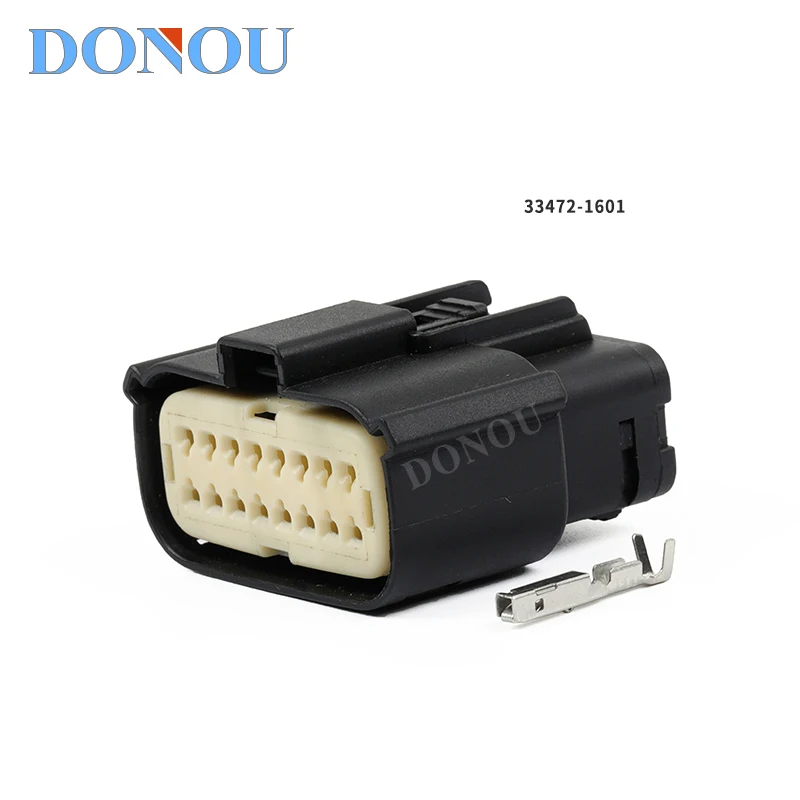 

1 комплект, 16 контактов для Ford Focus mondeo, 16 отверстий, разъем для автомобильной фары, клеммы с клеммой 33472-1601