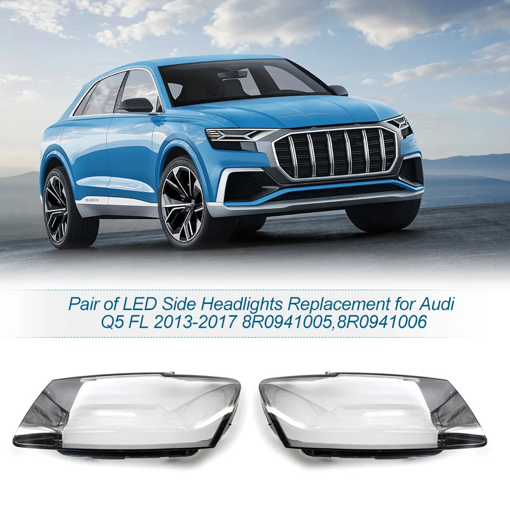 

Пара светодиодных боковых фар для Audi Q5 FL 2013-2017 8R0941005,8R0941006,8R0941753,8R0941754, светильник ры