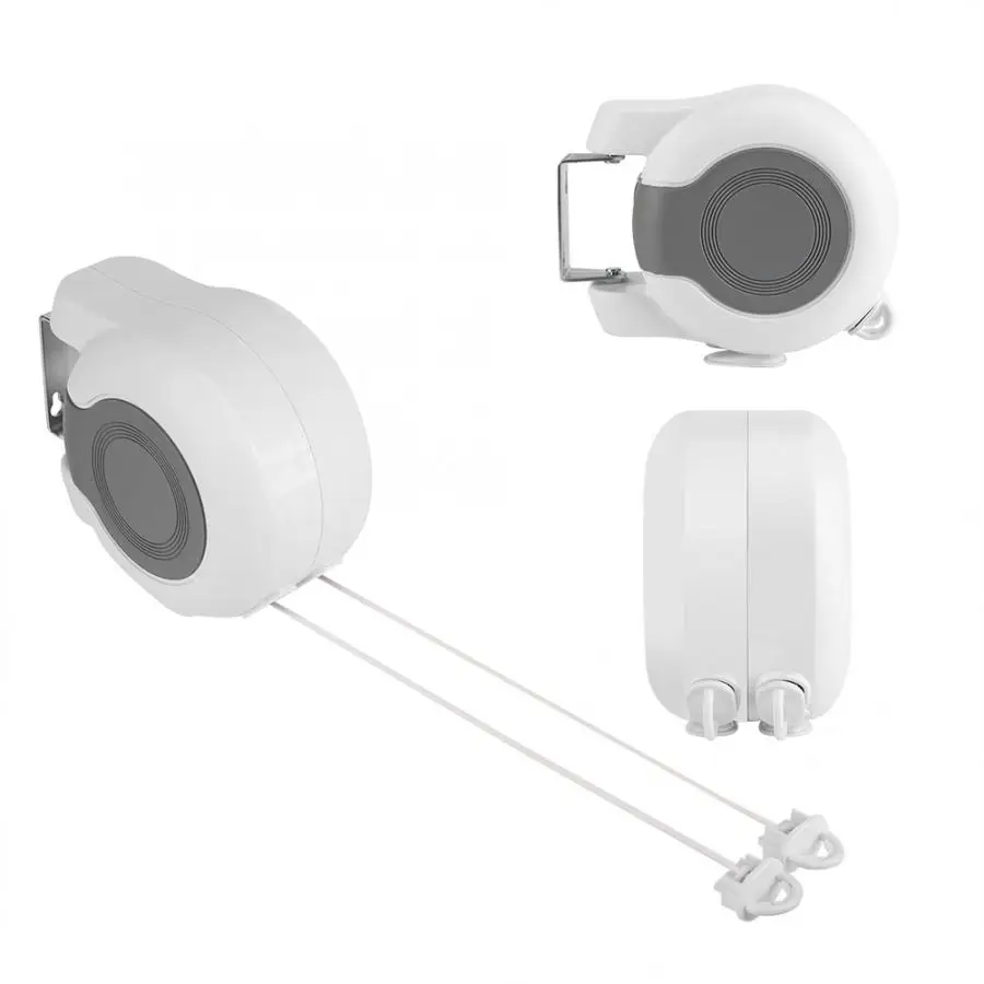 Домашняя уличная Выдвижная сушилка для белья настенная растягивающаяся линия