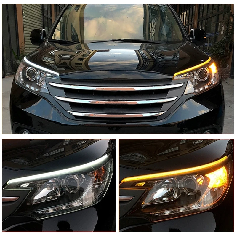 2x светодиодсветодиодный дневные ходовые огни светодиодные Белые указатели