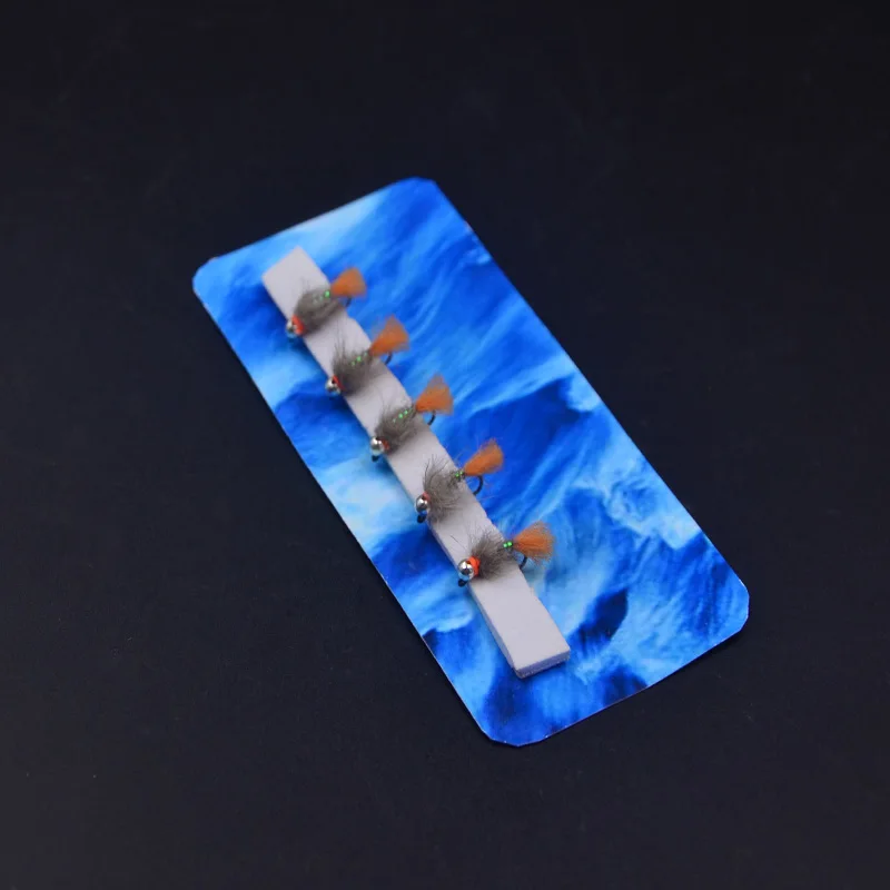 4pcs Hare's Ear Jig Insects Flies For Trout SteelHead 14# Sink Quickly Barbless Hook Perfect Point Fly Fishing Nymph - купить по