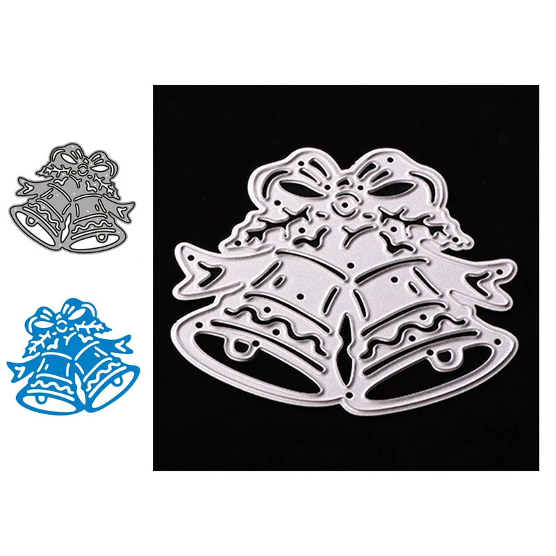 

Jingling Bell Decorative Cutting Dies Stamps Dies Scrapbooking Mold Cut DIY Handmade Tools Craft Decoration 2021 New Metal Dies