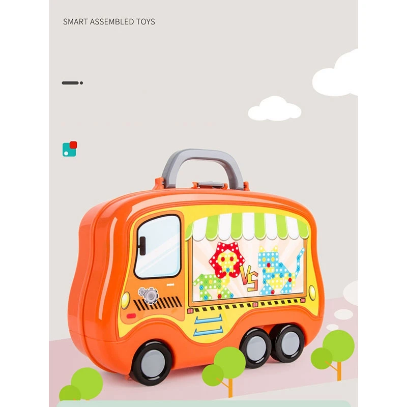 

Kids Electric Drill Toys DIY Educational Puzzle Toys Children's Drill Nut Screwdriver embled Tools Model Kit
