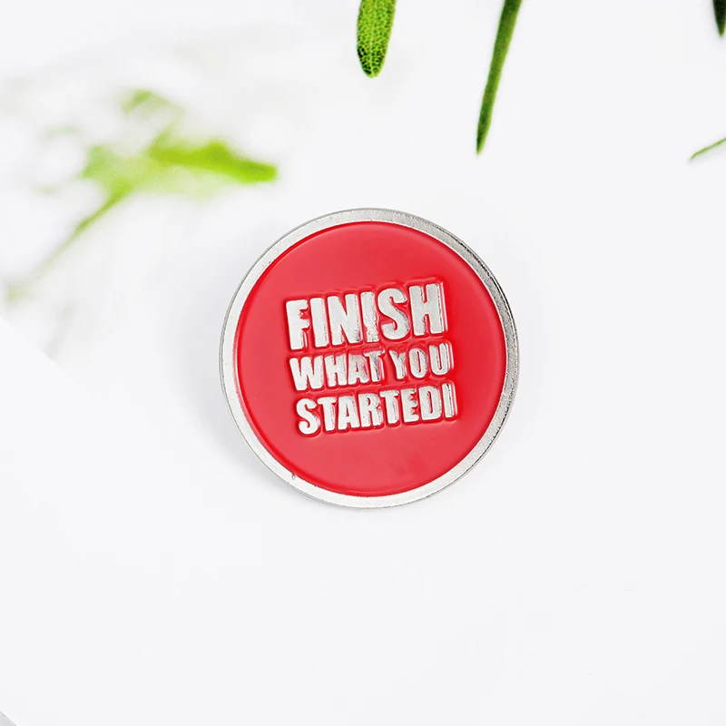 Финиш того что вы начали креативная мультяшная розовая Милая брошь вырезанная