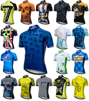 keyiyuan funny cycling jersey men tops quick dry summer racing sport bicycle shirt clothing camisetas ciclismo mtb manga corta