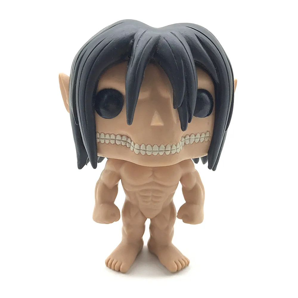 Атака на Титанов Eren Titan форма Виниловая фигурка Коллекционная модель игрушки без