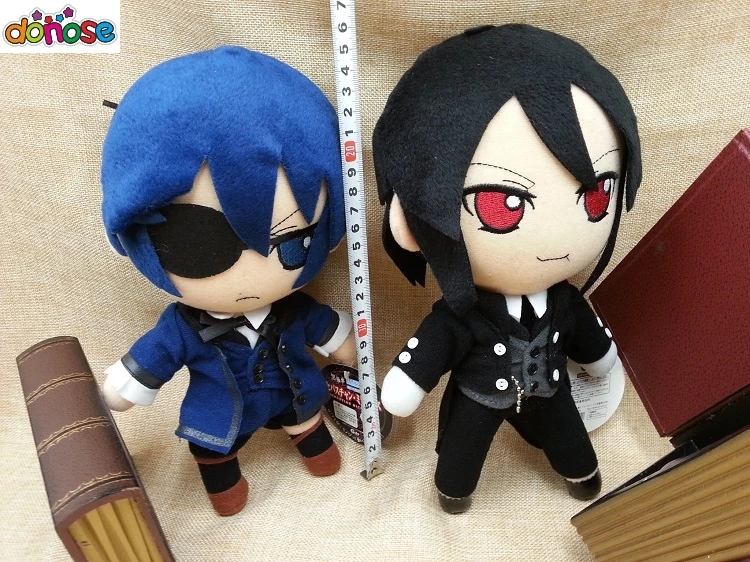 Аниме Черный Батлер Kuroshitsuji Себастьян Майкл Небесный фантомлей плюшевая игрушка