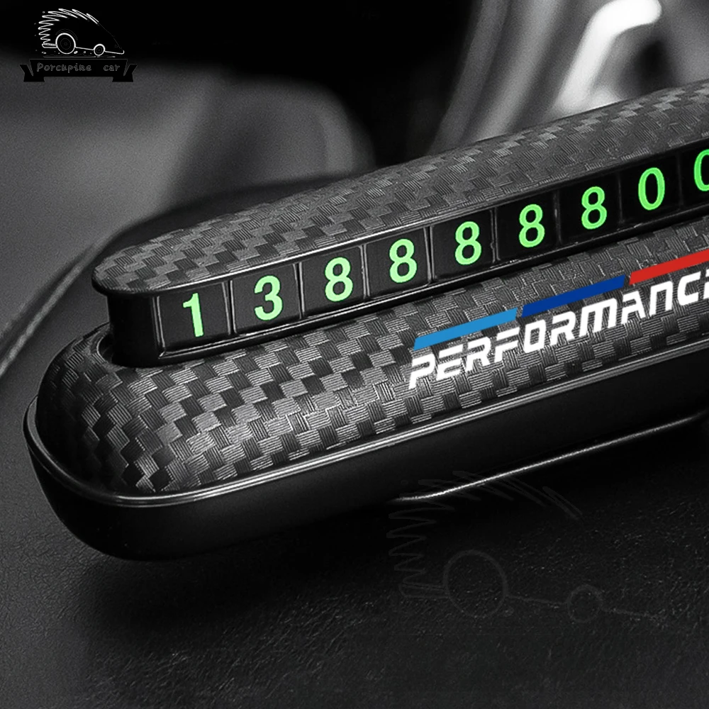 Автомобильная Временная парковочная Поворотная табличка с номером телефона