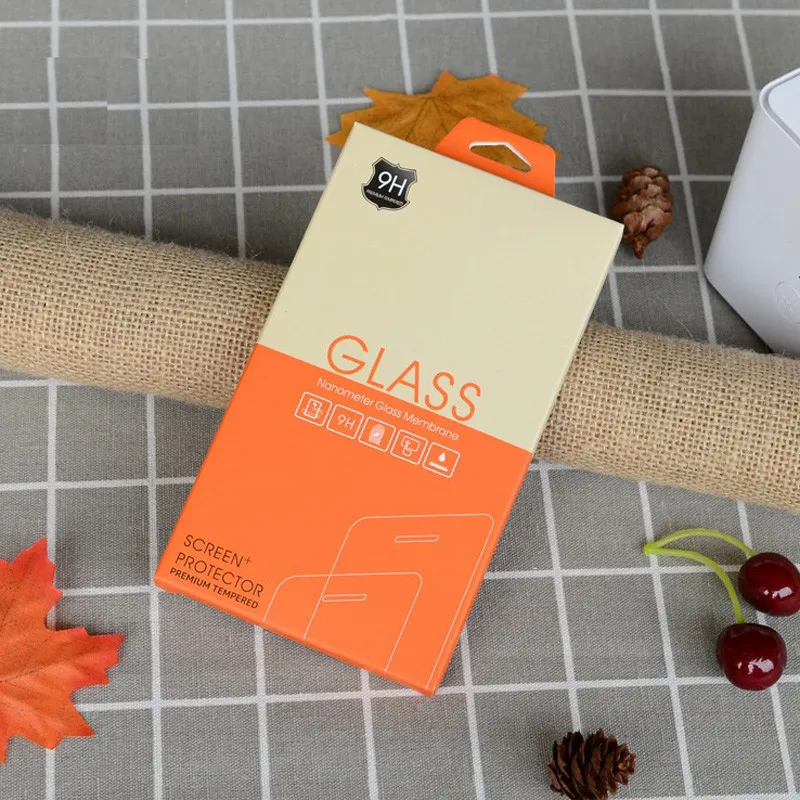 50pcs Empty Retail Package Paper Packaging Box for iphone13 11pro max Samsung S22ultra Tempered Glass Screen Protector