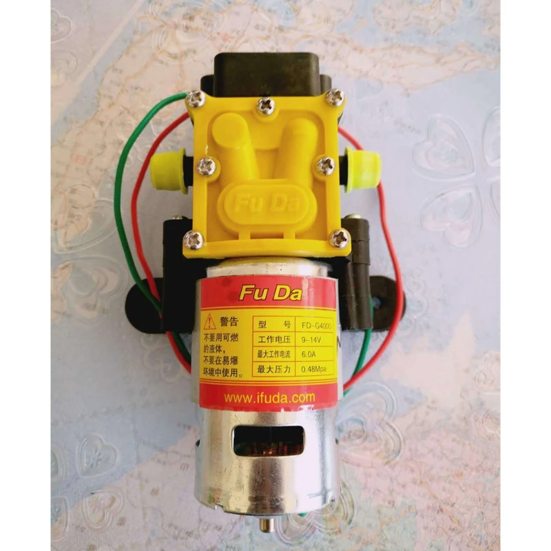 Водяной насос высокого давления 12 В самовсасывающий водяной для перекачки масла