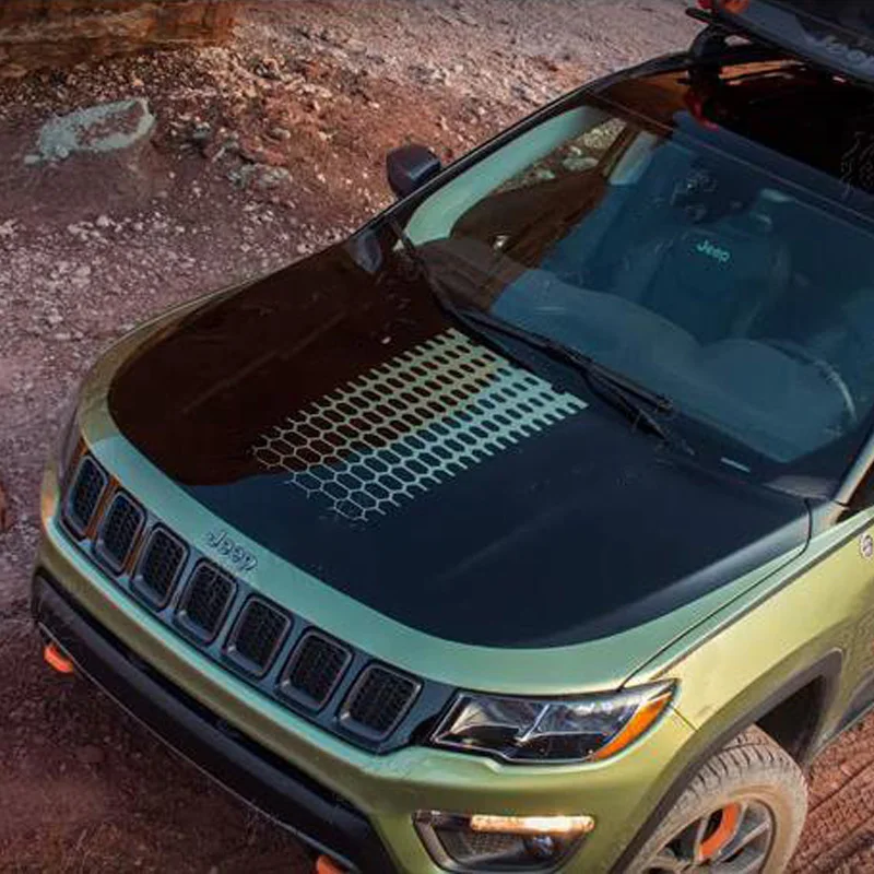 Виниловая графическая наклейка для Jeep Compass 2017 2018 2019|Наклейки на автомобиль| |