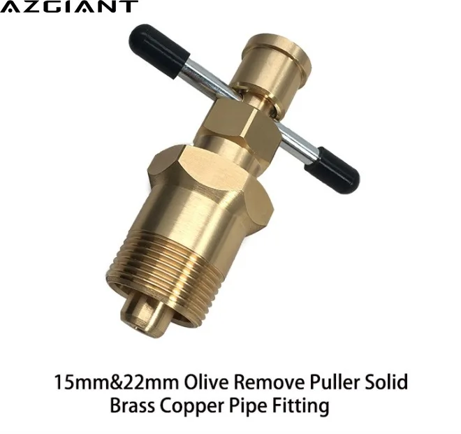 

15mm & 22mm olive remove puller solid brass copper pipe fitting