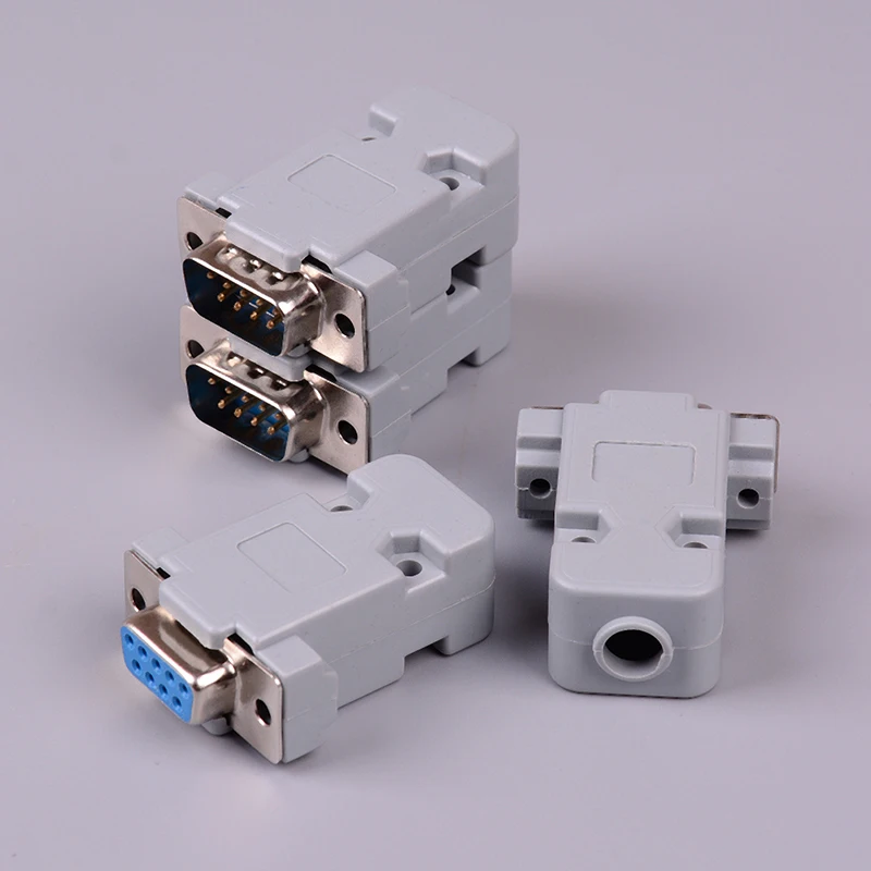 2 комплекта RS232 DB9 гнездо разъем 9 pin Медь адаптер с Чехол | Компьютеры и офис