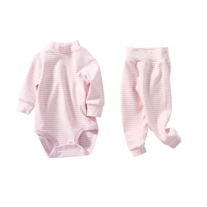 Комплект из 2 предметов, боди + штаны, детское хлопковое термобелье, для девочек и мальчиков, детская одежда, штаны с длинным рукавом от AliExpress WW