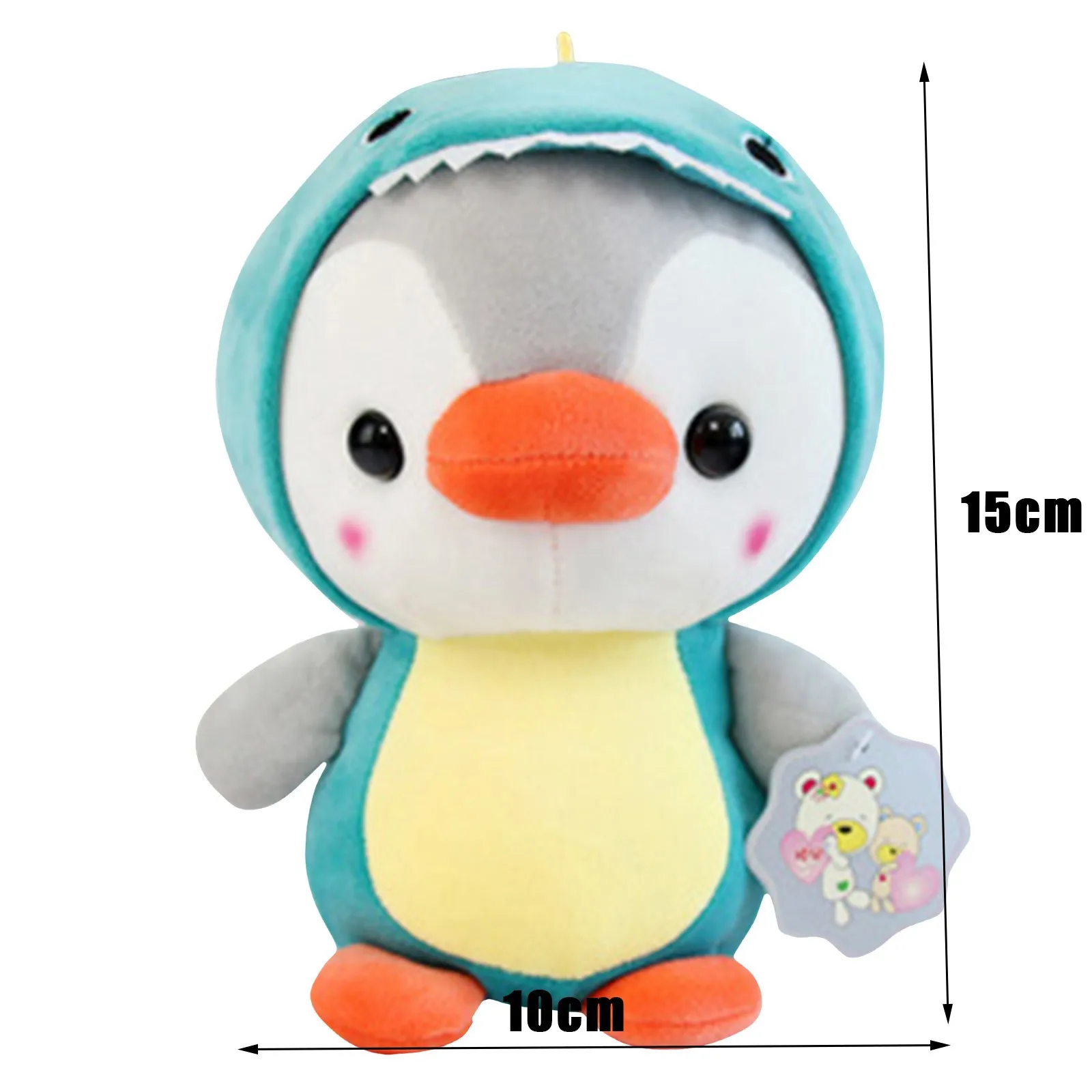

Plush Doll Wearing Frog Costume Cute Penguin Pillow Cartoon Animal Toy Plush Toy Cute Soft Doll Animal Doll Toy Plush Animals