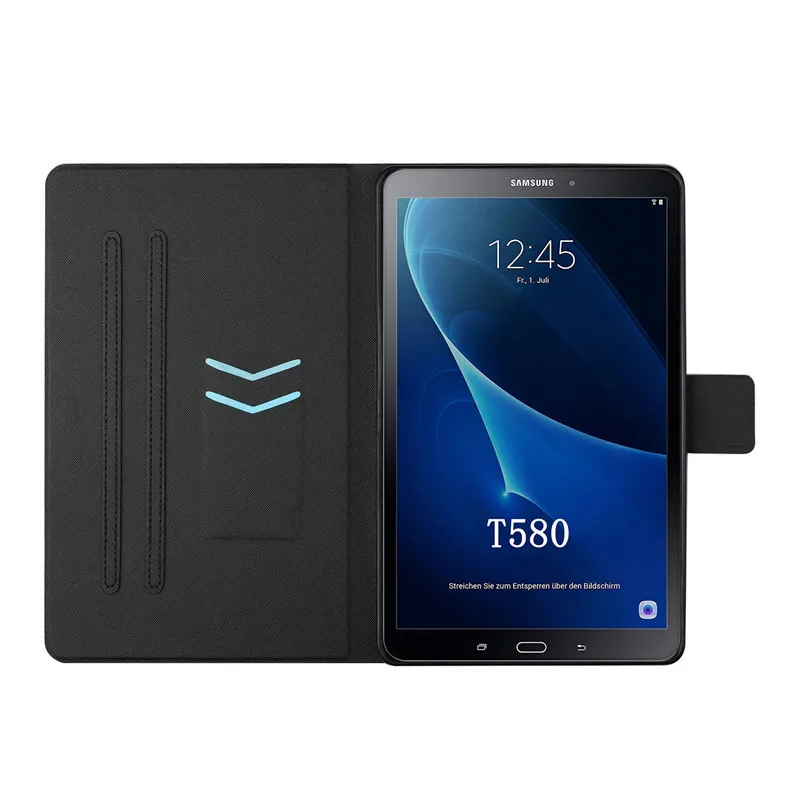 Чехол для планшета Samsung Galaxy Tab A6 10 1 в 2016 SM-T580 T585 красочный чехол из искусственной